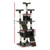 180cm Multi Level Cat Scratching Post Cat Tree Pole Perch Climb Bed Cube Ladder Cat Tower